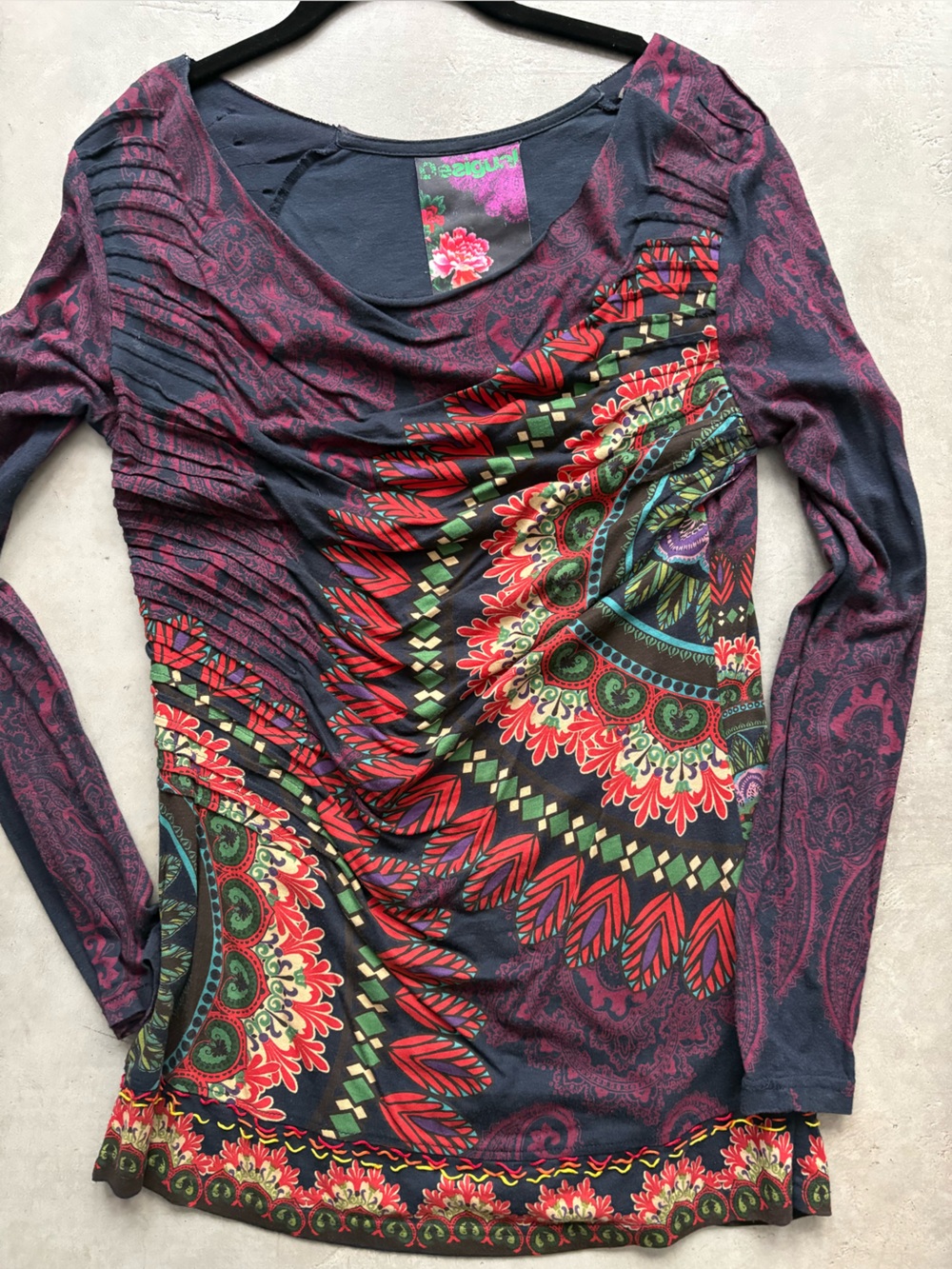 Desigual Mandala Archival Top Flawed